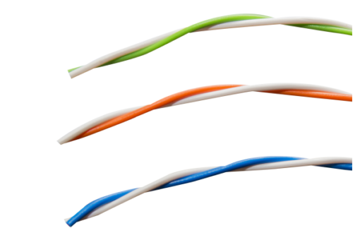 Rangierdraht orange/weiss